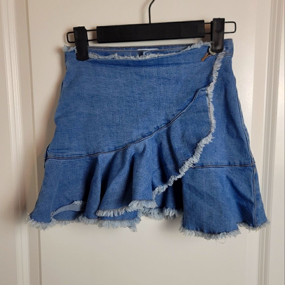 MAYORAL Denim Wrap Skirt